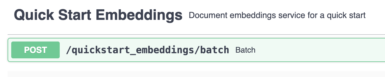 RAG-CORE Embeddings API